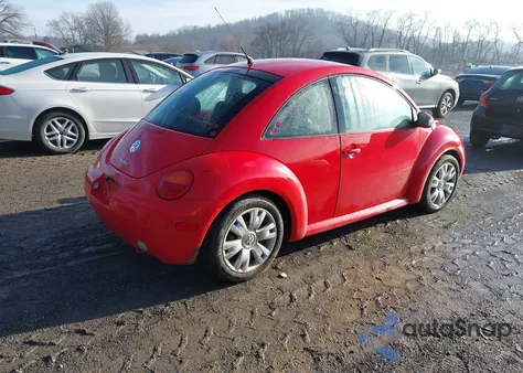 2003 Volkswagen New Beetle Gls 1.8T from USA, damaged, VIN 3VWCD21C73M438194